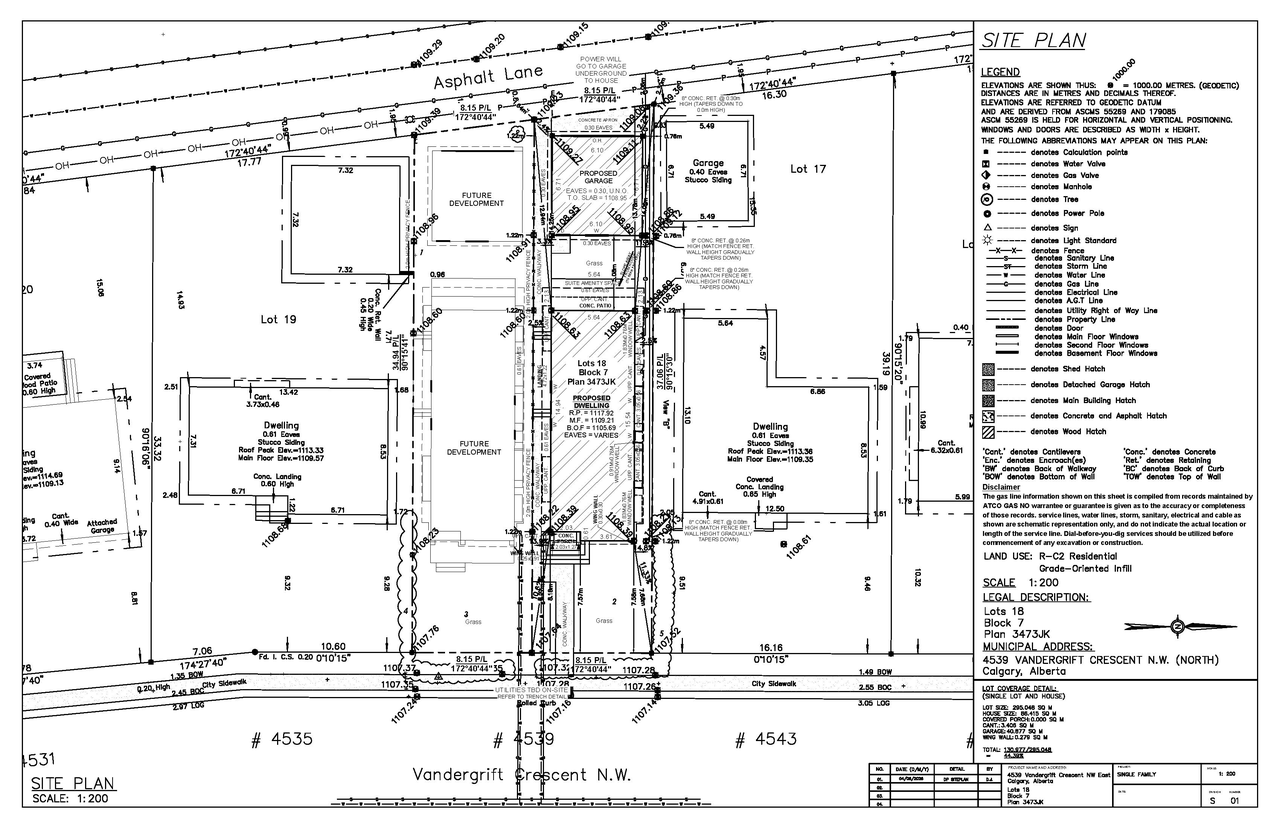 Construction site plan for project from page 2 of the file 'DP2026-03464 - DMAP Plans (amended) 2026-08-13 (1MB)'