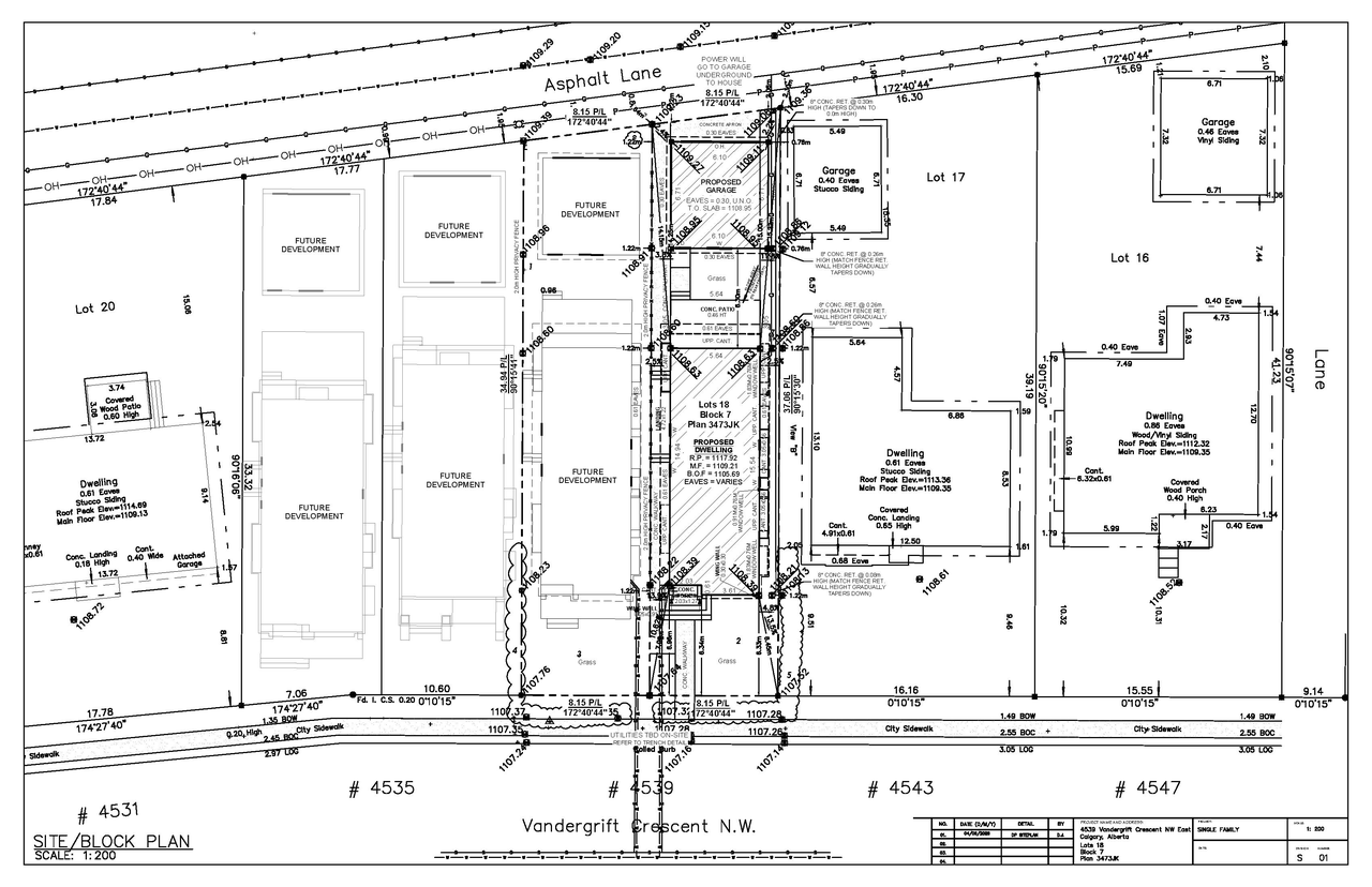 Construction site plan for project from page 2 of the file 'DP2026-03464 DMAP Plans (Submitted) (2MB) 2026-06-13'