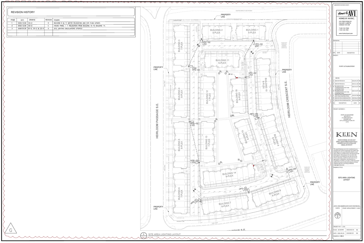 Construction site plan for project from page 22 of the file 'DP2026-03502 DMAP Plans (Amended) 2026-09-15 (14MB)'