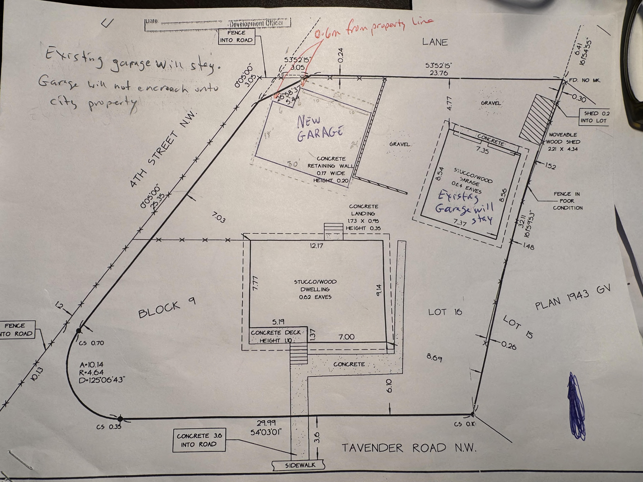 Construction site plan for project from page 1 of the file 'DP2026-03529 DMAP Plans (Submitted) 2026-06-16 (1MB)'
