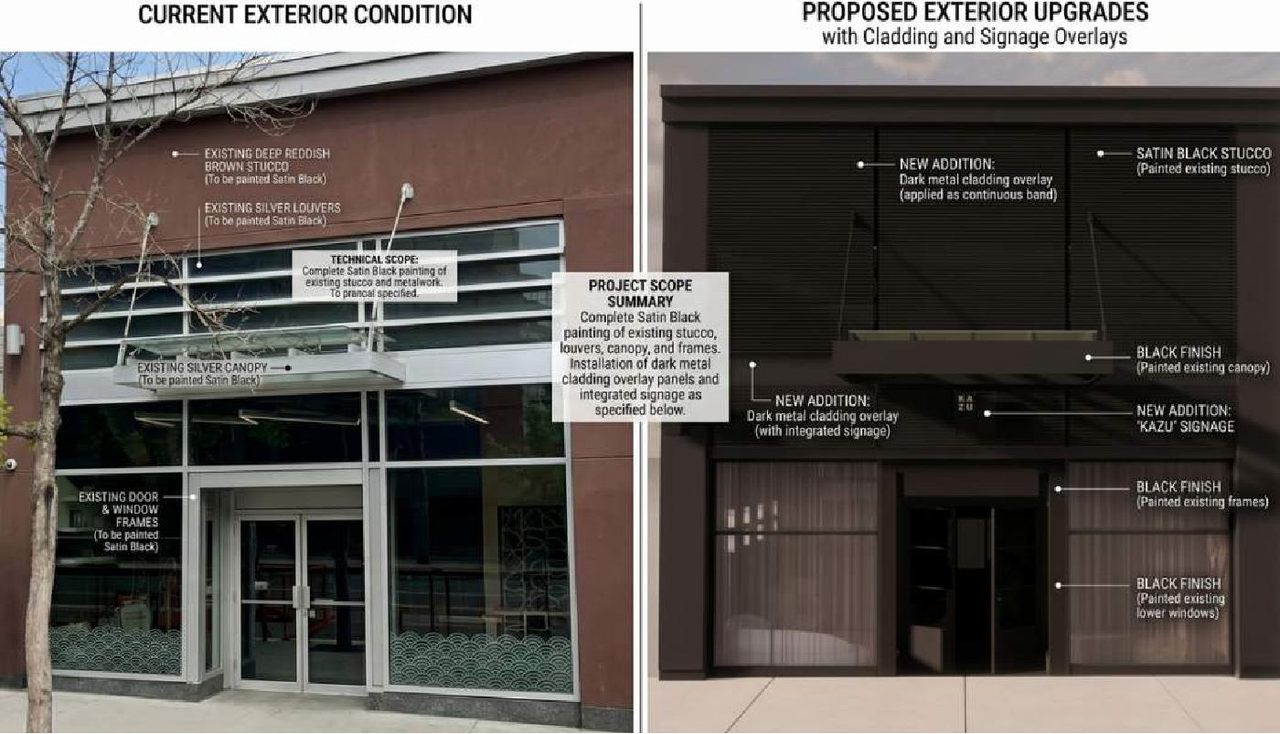 Rendering of building from page 5 of the file 'DP2026-03553 DMAP Plans Submitted (1MB) 2026-06-26'