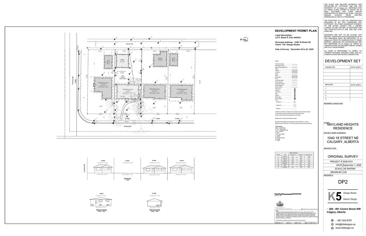 Construction site plan for project from page 2 of the file 'DP2026-03589 DMAP Plans Amended (2MB) 2026-09-01'