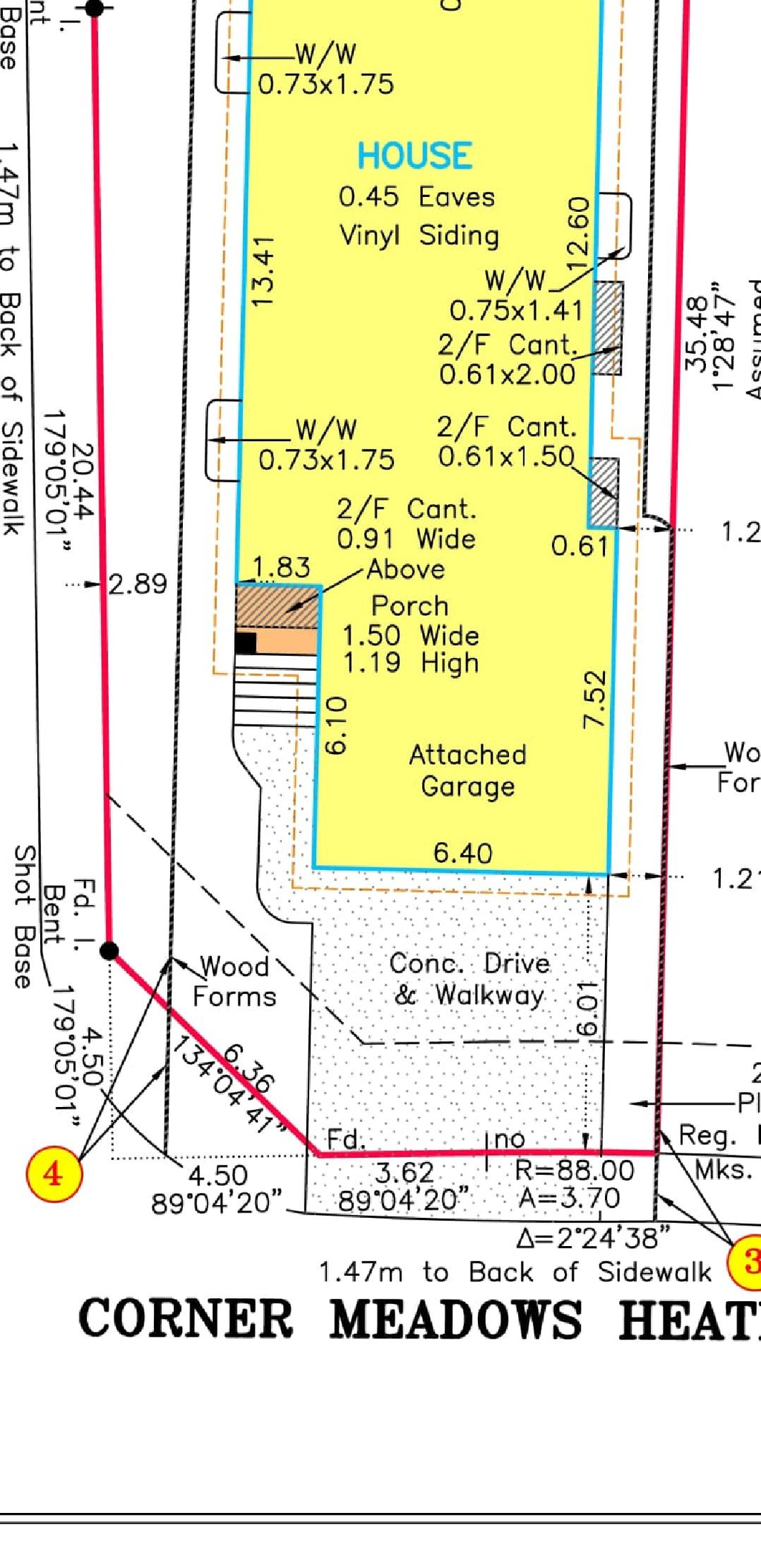 Construction site plan for project from page 1 of the file 'DP2026-03637 - DMAP DECISION RENDERED (1MB) 2026-08-20'