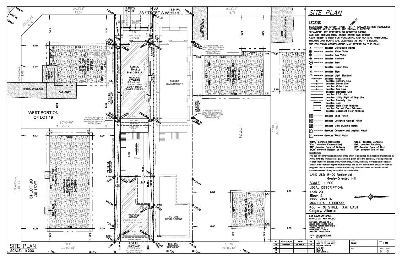Construction site plan for project from page 1 of the file 'DP2026-03701 DMAP Plans (Submitted) 2026-06-25 (2MB)'