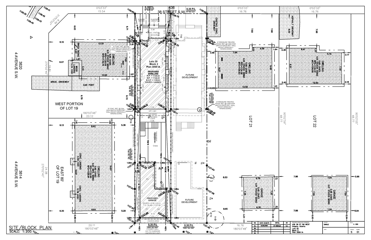 Construction site plan for project from page 2 of the file 'DP2026-03701 DMAP Plans (Submitted) 2026-06-25 (2MB)'