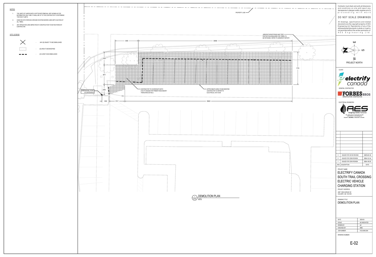 Construction site plan for project from page 2 of the file 'DP2026-03713 DMAP Plans (Submitted) 2026-06-25 (1MB)'