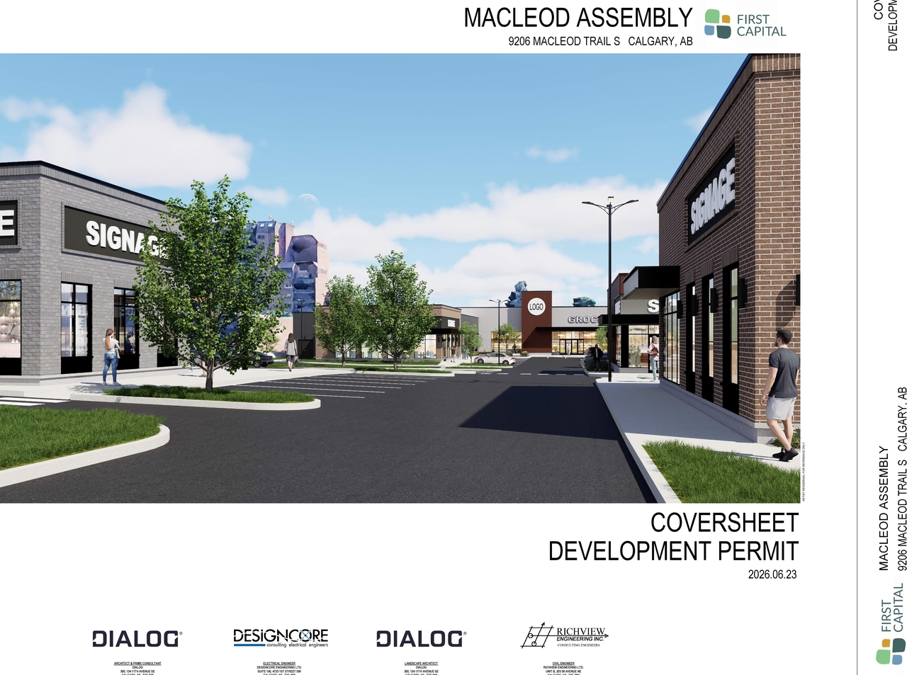 Rendering of building from page 1 of the file 'DP2026-03722 DMAP Plans (Submitted)2026-06-30 (12MB)'