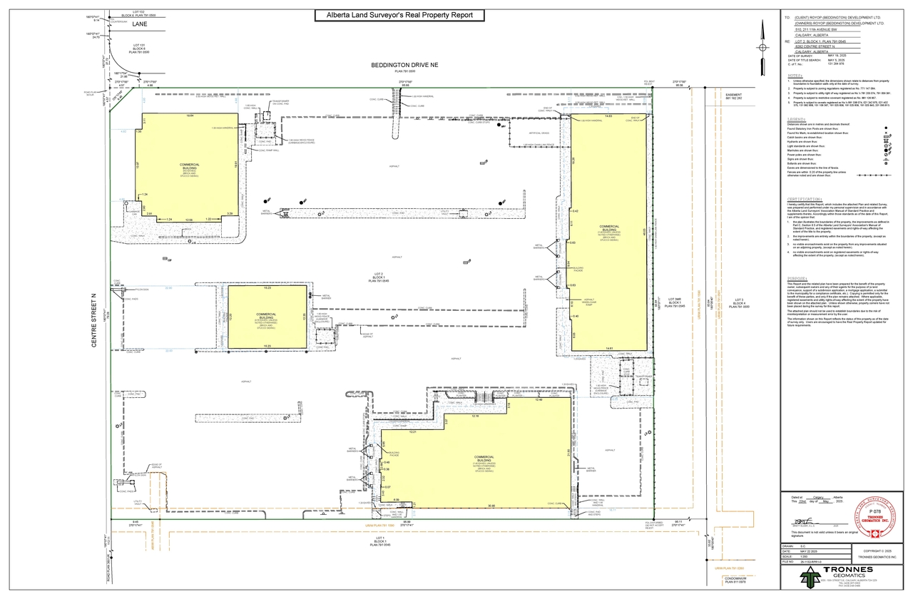 Construction site plan for project from page 2 of the file 'DP2026-03723 DMAP Plans (Submitted) 2026-06-25 (6MB)'