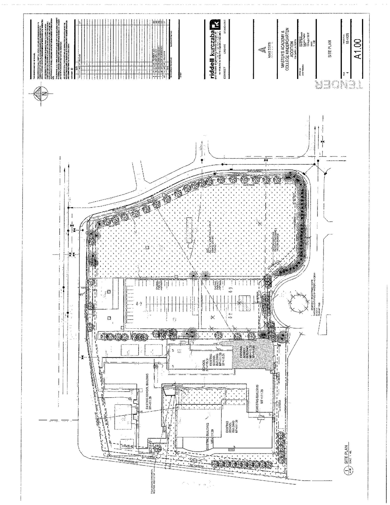 Construction site plan for project from page 1 of the file 'DP2026-03743 DMAP Plans (Submitted) 2026-06-26 (1MB)'