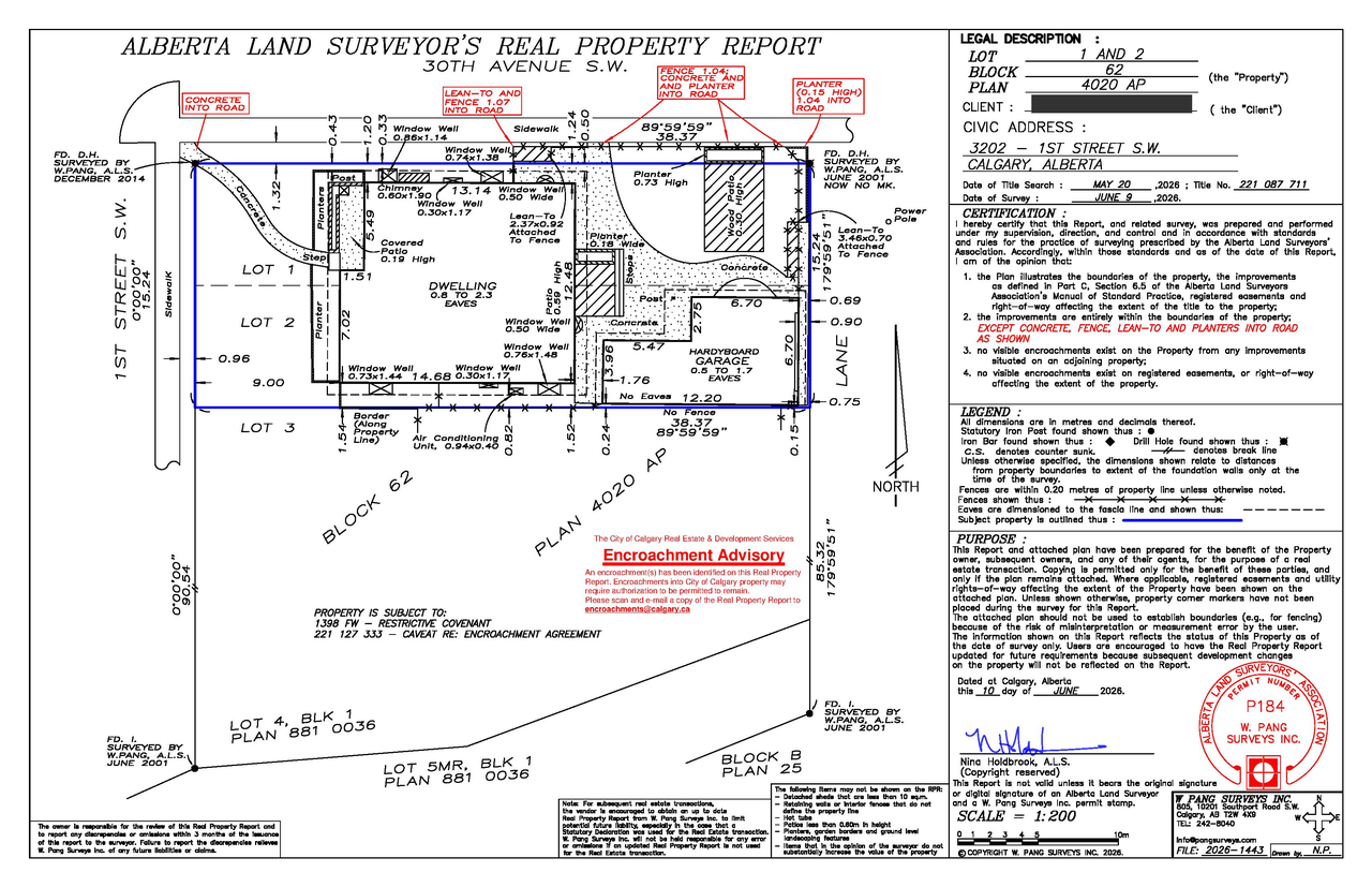 Construction site plan for project from page 1 of the file 'DP2026-03779 - DMAP Plans Submitted (1MB) 2026-06-26'