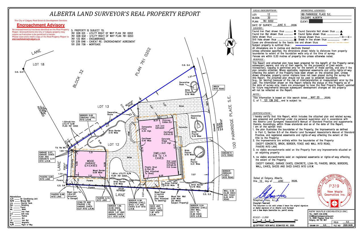 Construction site plan for project from page 1 of the file 'DP2026-03830 - DMAP Plans Submitted (1MB) 2026-06-30'