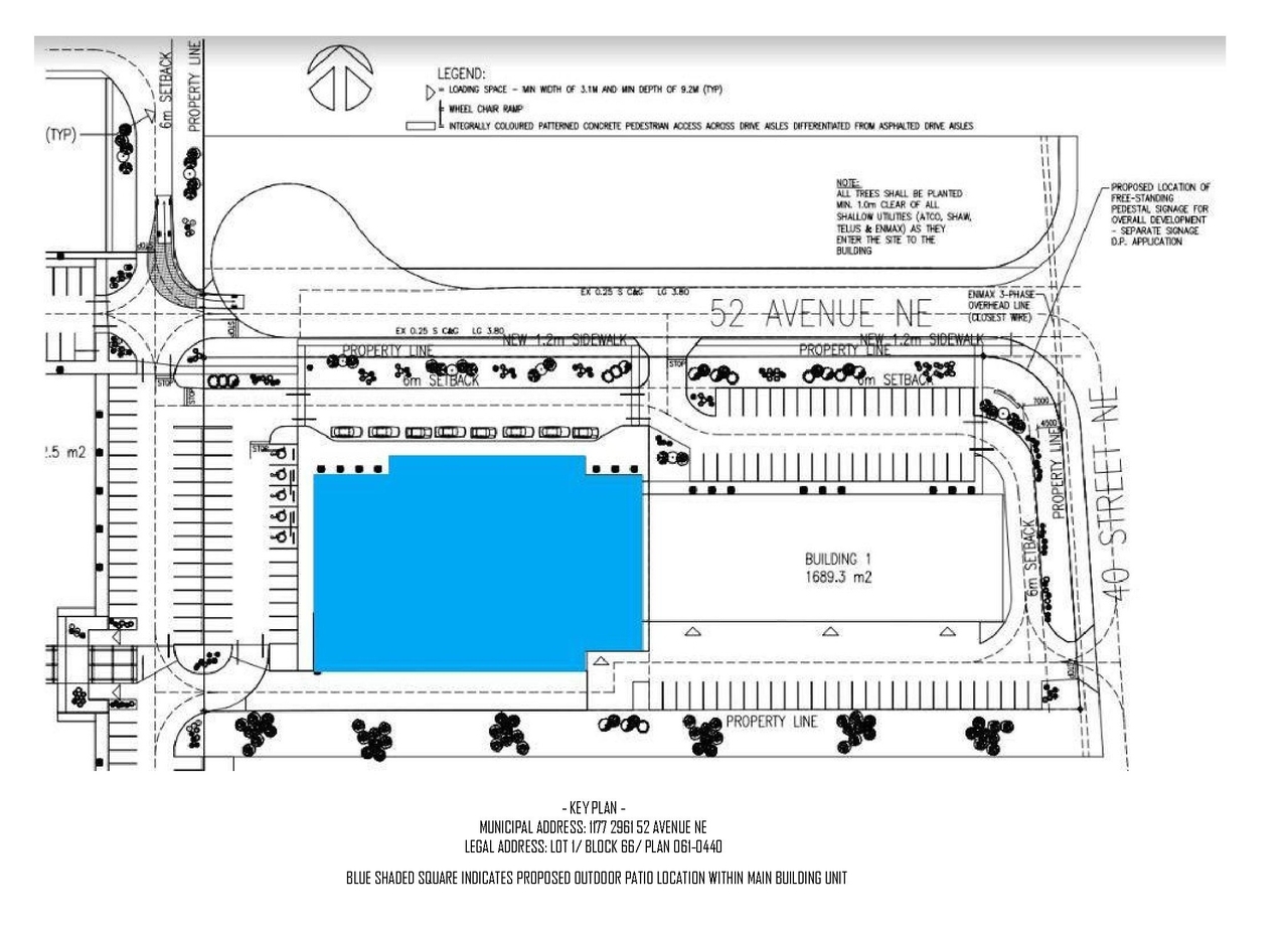 Construction site plan for project from page 5 of the file 'DP2026-03845 DMAP Plans (Submitted)2026-06-30 (4MB)'