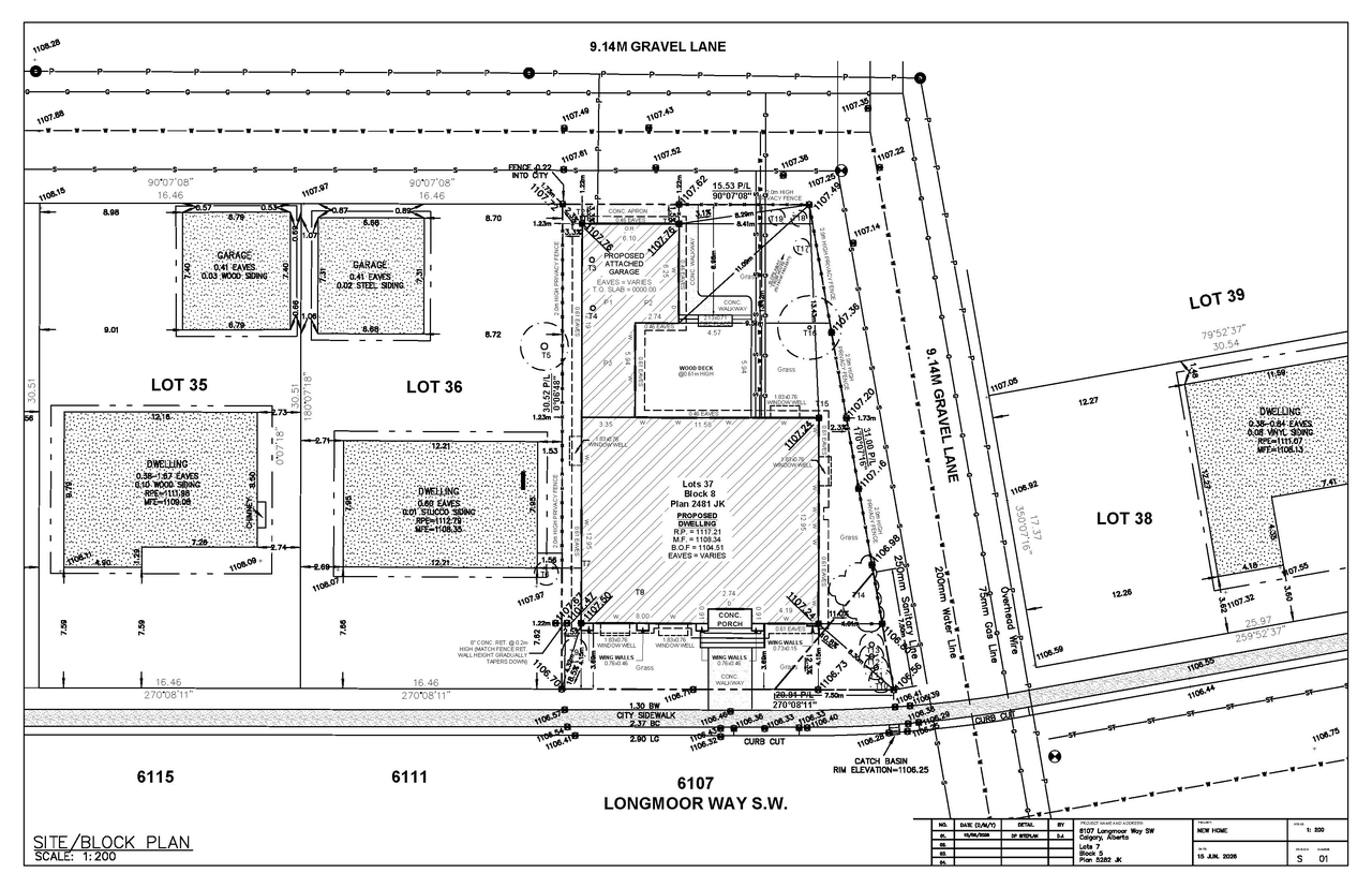 Construction site plan for project from page 5 of the file 'DP2026-03848 DMAP Plans Submitted (2MB) 2026-06-30'