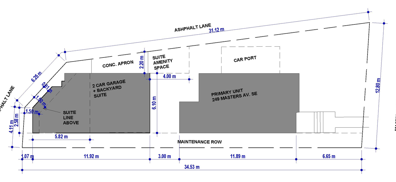 Construction site plan for project from page 2 of the file 'DP2026-03899 DMAP Plans (Submitted) 2026-07-03 (1MB)'