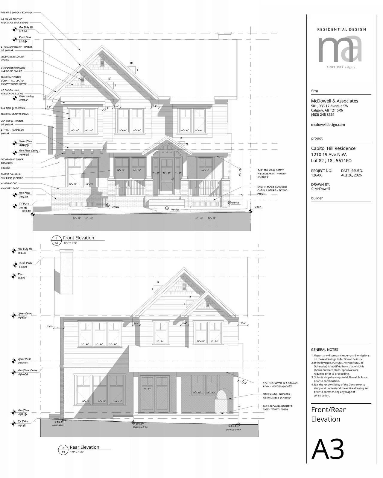 Image from page 1 of the file 'DP2026-03944 DMAP Plans Amended (2MB) 2026-08-26'