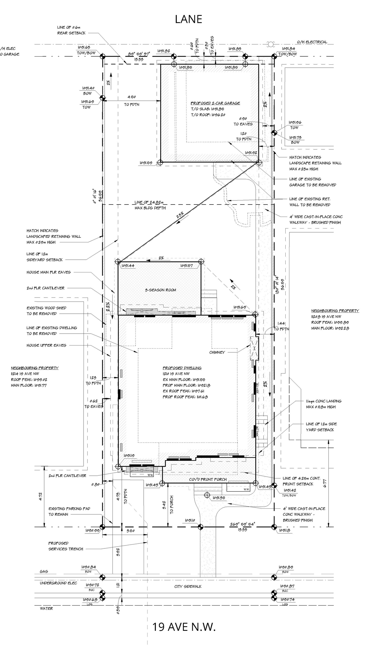 Construction site plan for project from page 4 of the file 'DP2026-03944 DMAP Plans Amended (2MB) 2026-08-26'