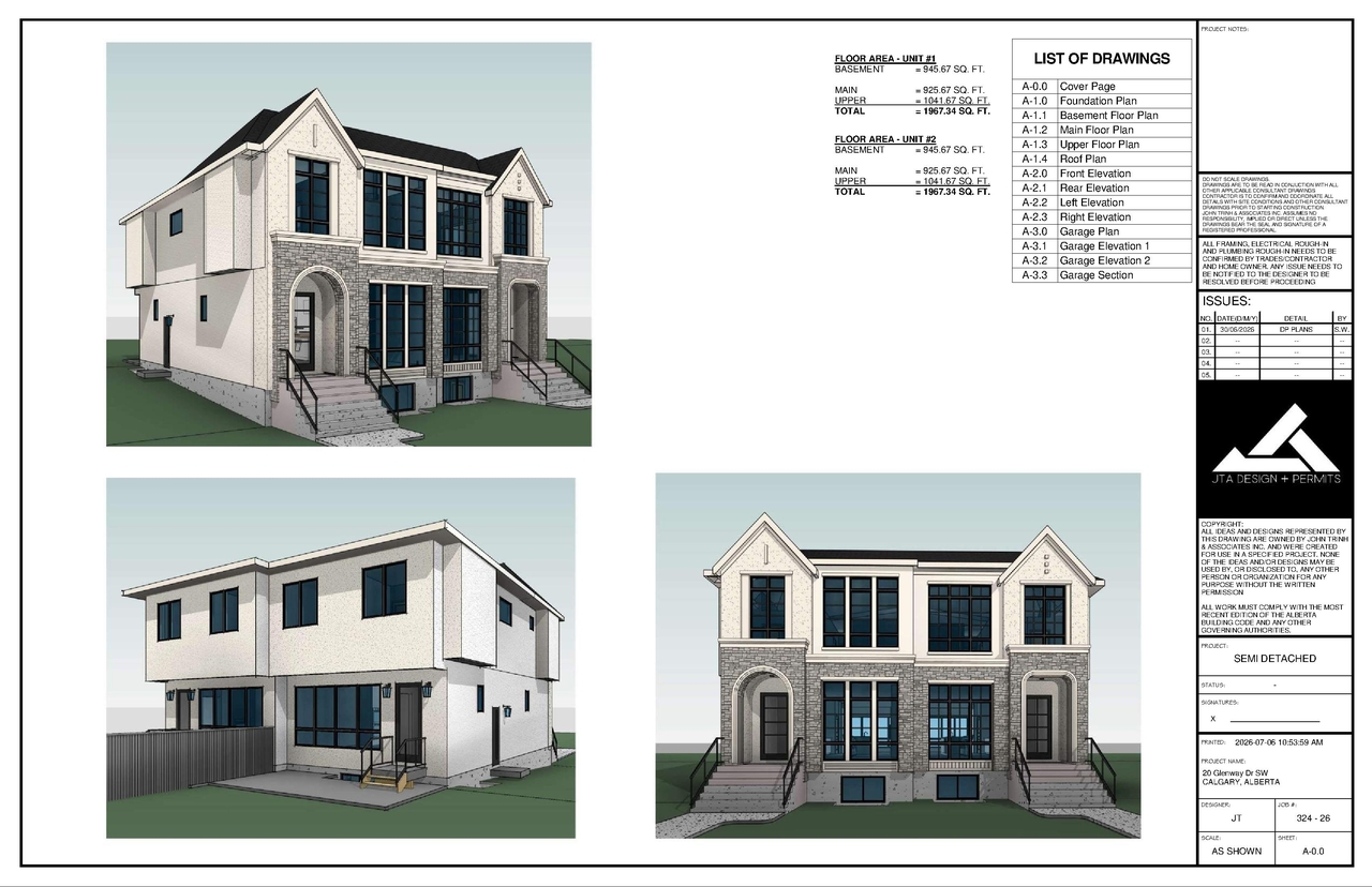 Image from page 2 of the file 'DP2026-03950 DMAP Plans Submitted (3MB) 2026-07-06'