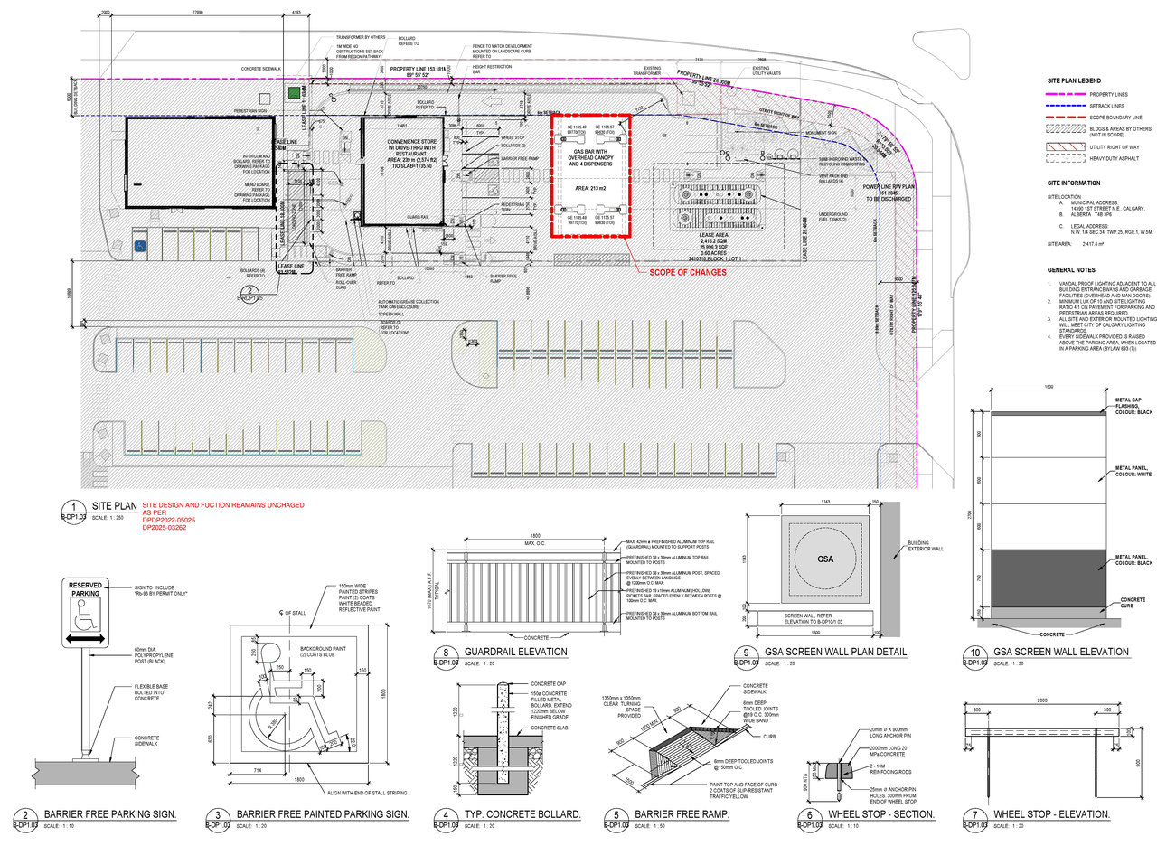 Construction site plan for project from page 5 of the file 'DP2026-03956 DMAP Plans (Submission) 2026-07-07 (5MB)'