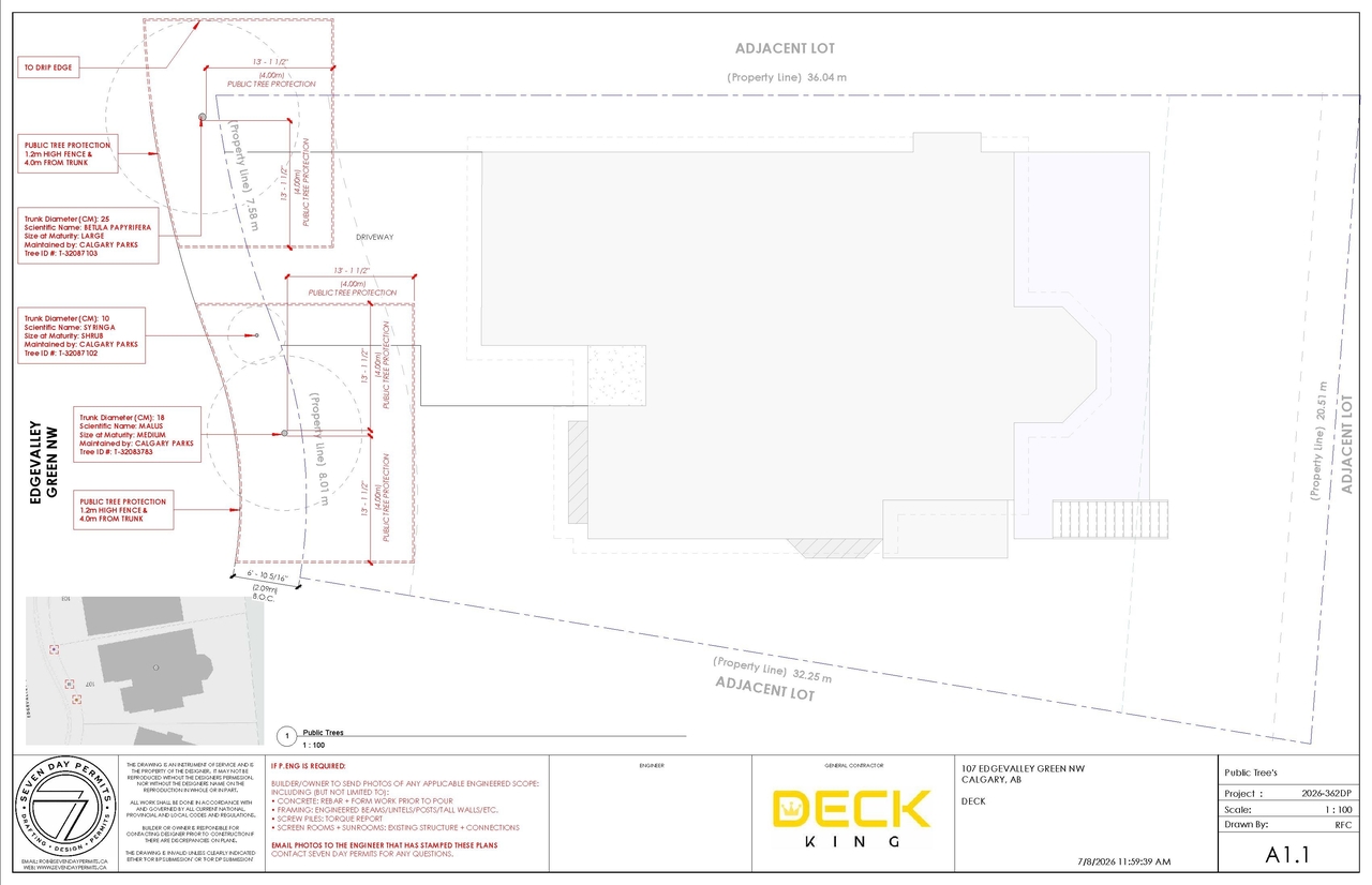 Construction site plan for project from page 5 of the file 'DP2026-03973 - DMAP Plans Submitted (1MB) 2026-07-08'