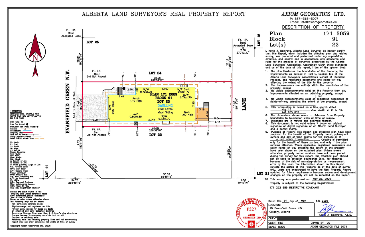 Construction site plan for project from page 1 of the file 'DP2026-03974 - DMAP Plans Amended (1MB) 2026-07-08'