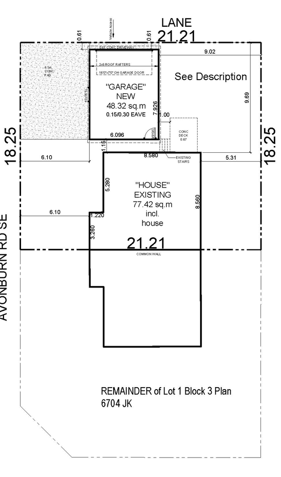 Floor plan for project from page 2 of the file 'DP2026-03998 DMAP Plans (Submitted) 2026-07-08 (1MB)'