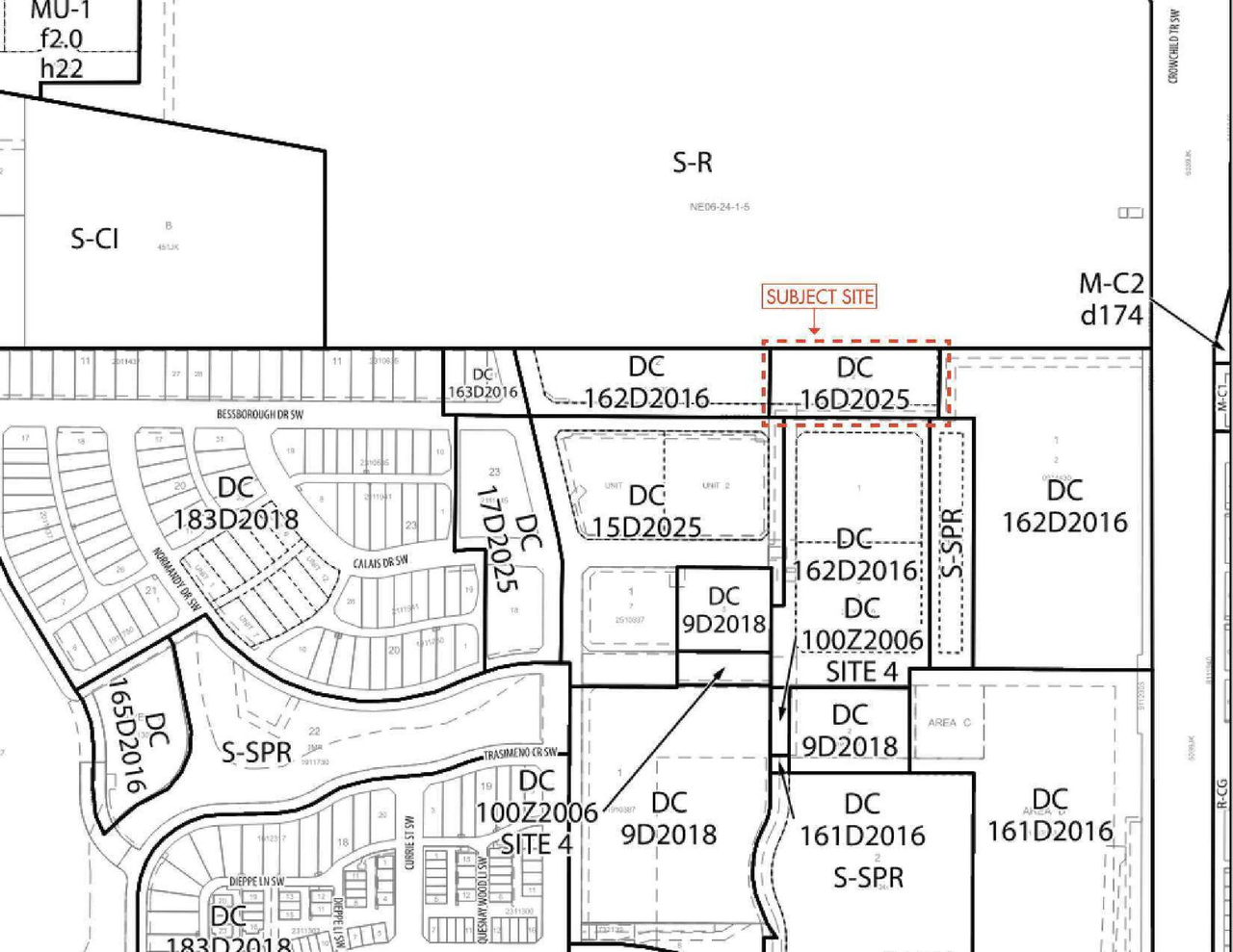 Construction site plan for project from page 2 of the file 'DP2026-04016-DMAP Plans Submitted 2026-07-14 22MB'