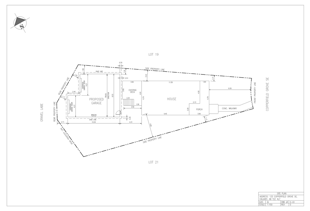 Floor plan for project from page 1 of the file 'DP2026-04026 DMAP Plans Submitted 2026-07-10 90 KB'