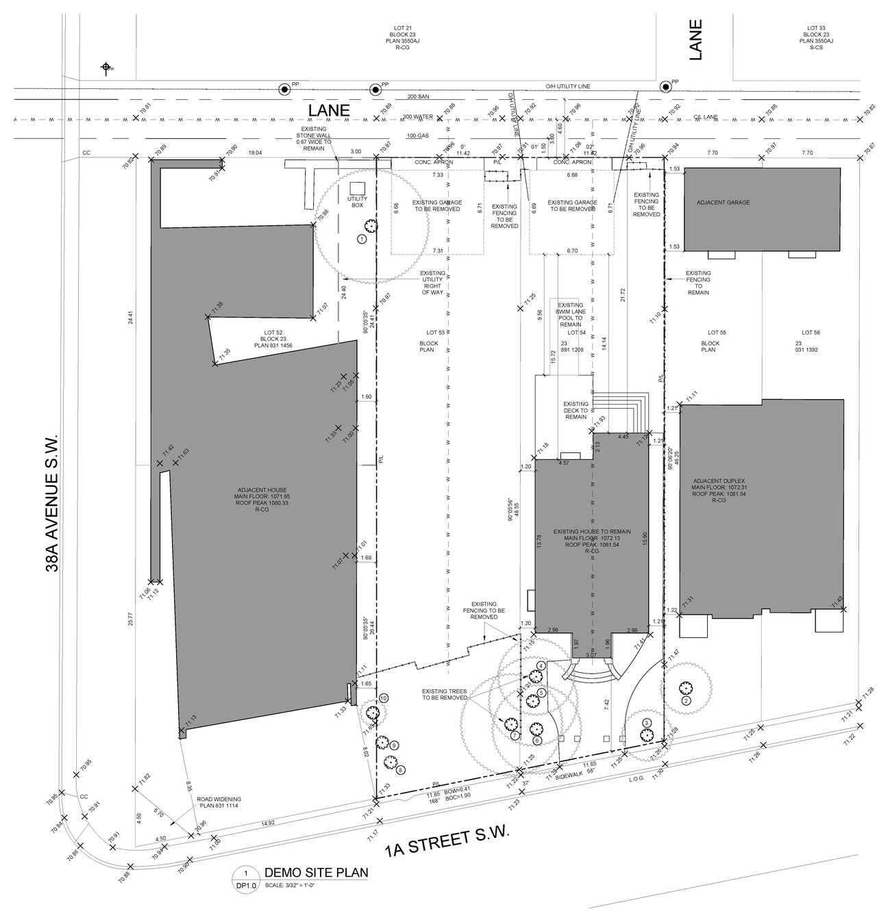 Construction site plan for project from page 5 of the file 'DP2026-04055 - DMAP Plans (Submitted) 2026-07-10 (1MB)'