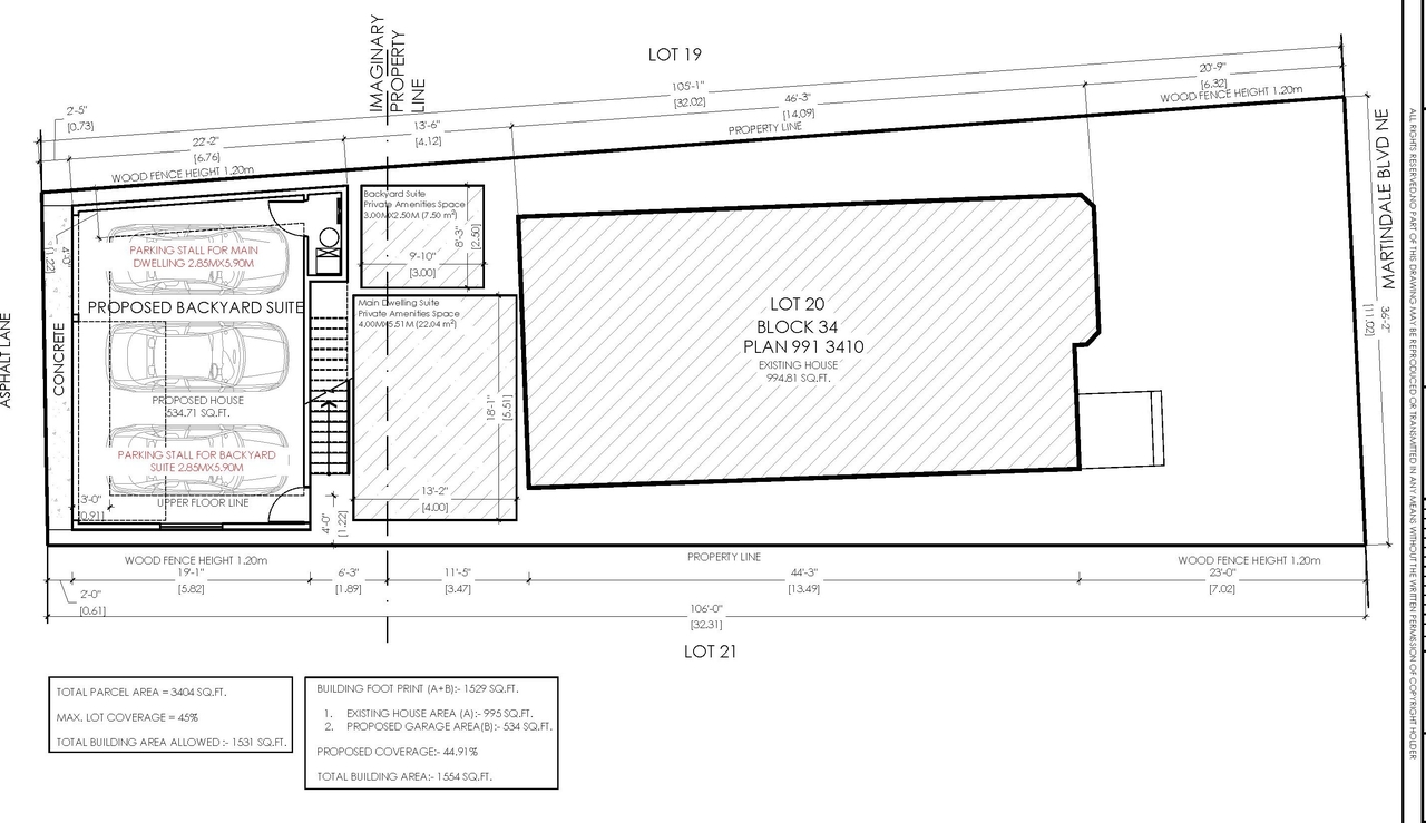 Construction site plan for project from page 2 of the file 'DP2026-04093 - DMAP Plans Submitted (1MB) 2026-07-17'