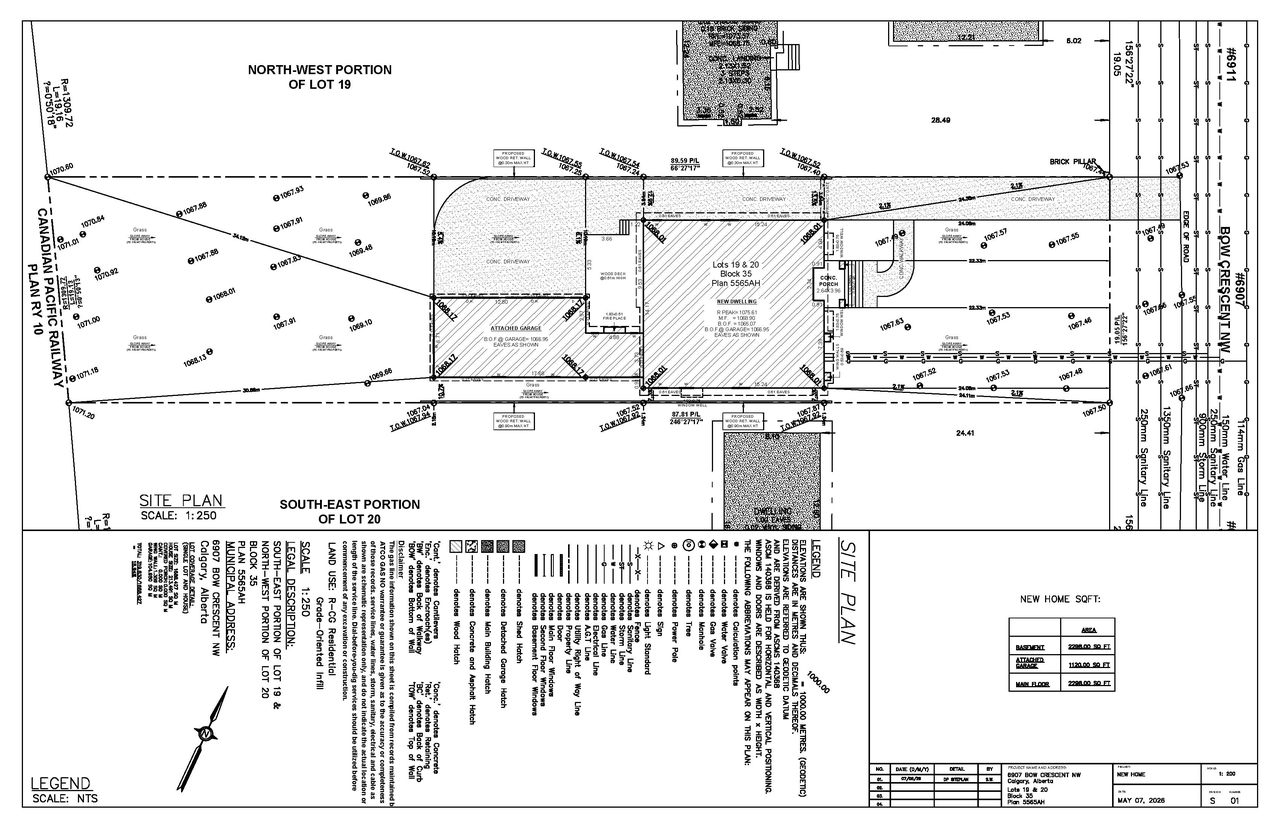 Construction site plan for project from page 4 of the file 'DP2026-04100 DMAP Plans (Submitted) 2026-07-14 (4MB)'