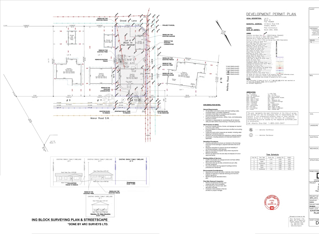 Construction site plan for project from page 3 of the file 'DP2026-04123-DMAP Plans Submitted 2026-07-16 6MB'