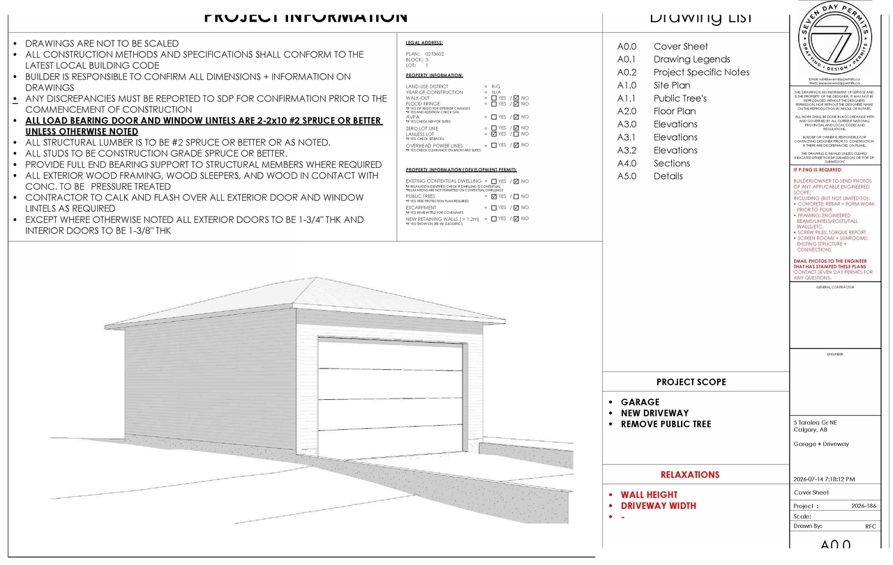 Image from page 1 of the file 'DP2026-04124 DMAP Plans Submitted (1MB) 2026-07-15'