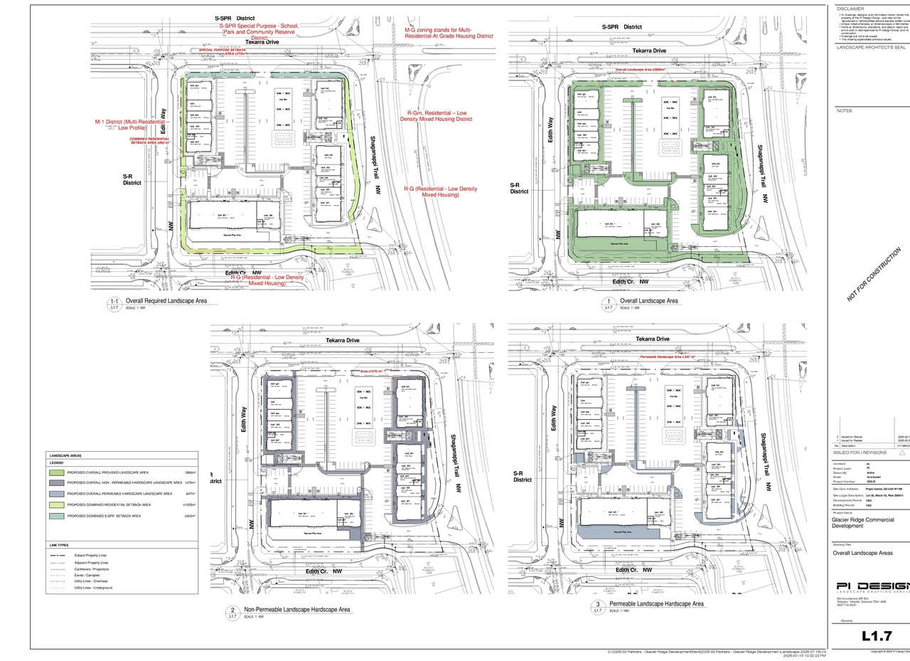 Construction site plan for project from page 22 of the file 'DP2026-04177 DMAP Plans Submitted (16MB) 2026-07-17'