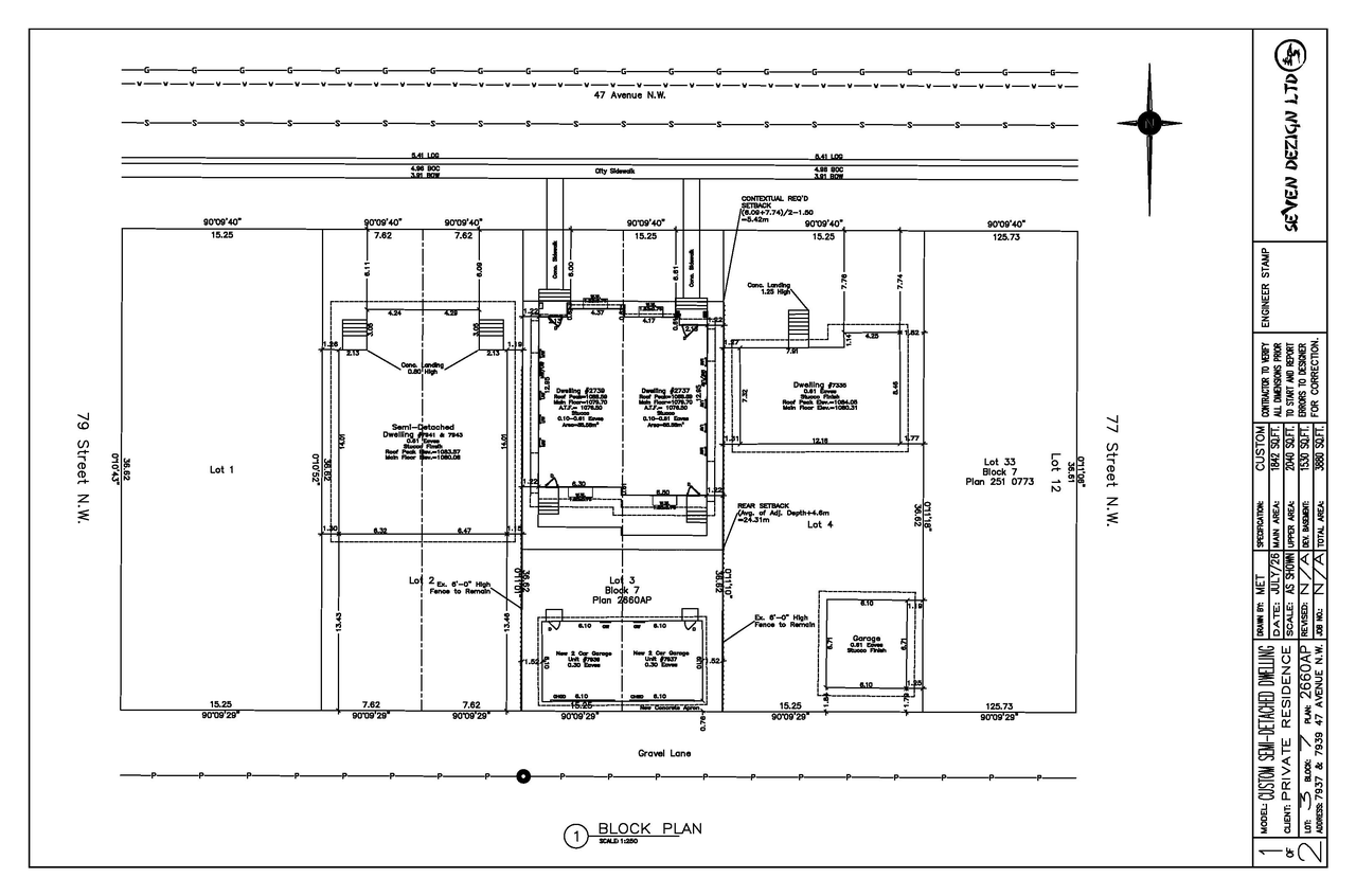 Construction site plan for project from page 8 of the file 'DP2026-04189 DMAP Plans (Submitted) 20226-07-24 (2MB)'