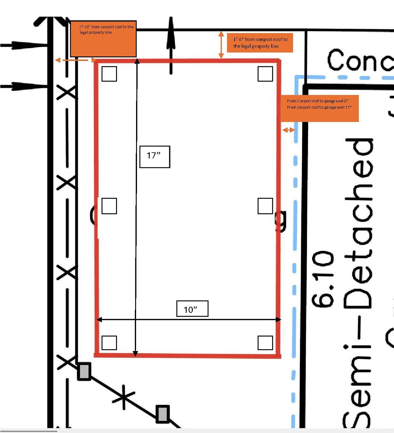Construction site plan for project from page 2 of the file 'DP2026-04233 - DMAP Plans (amended) 2026-09-02 (1MB)'