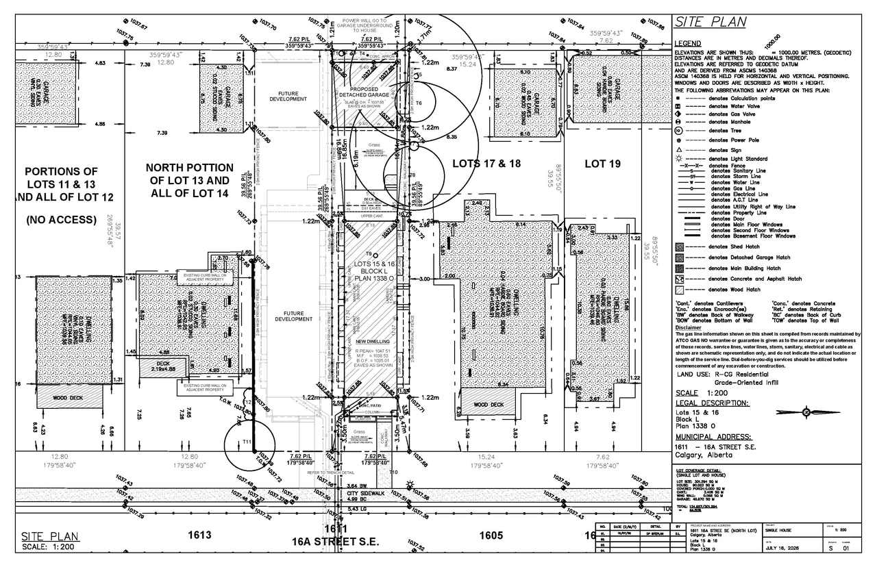 Construction site plan for project from page 7 of the file 'DP2026-04253 DMAP Plans Submitted (2MB) 2026-07-17'