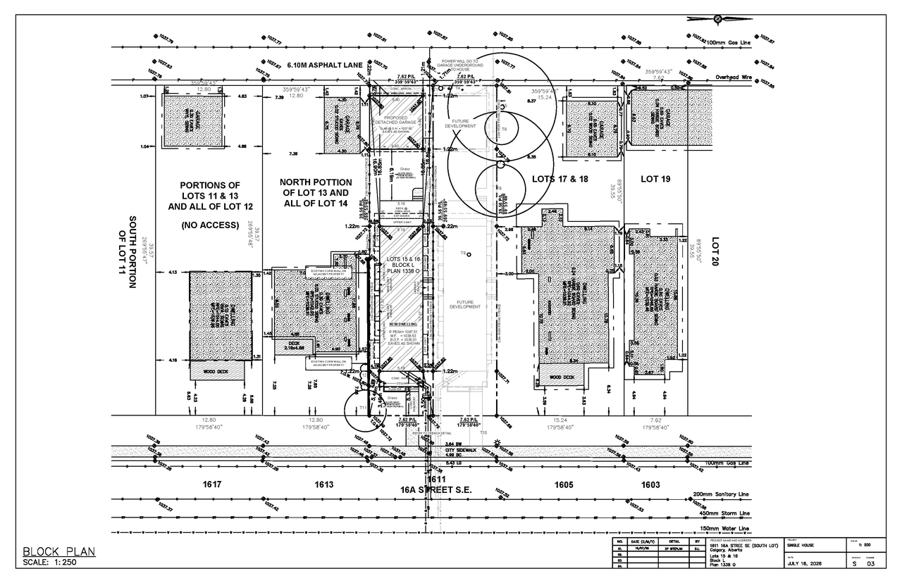 Construction site plan for project from page 9 of the file 'DP2026-04254 DMAP Plans Submitted (2MB) 2026-07-17'