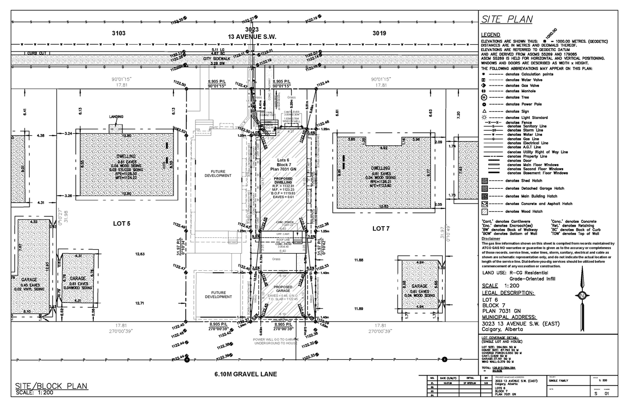 Construction site plan for project from page 7 of the file 'DP2026-04259 DMAP Plans Submitted (2MB) 2026-07-22'