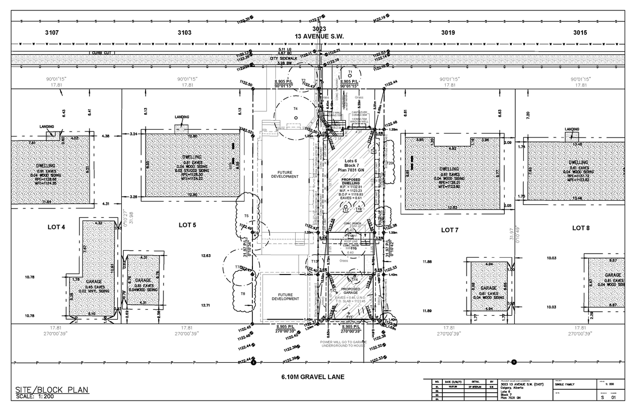Construction site plan for project from page 8 of the file 'DP2026-04259 DMAP Plans Submitted (2MB) 2026-07-22'