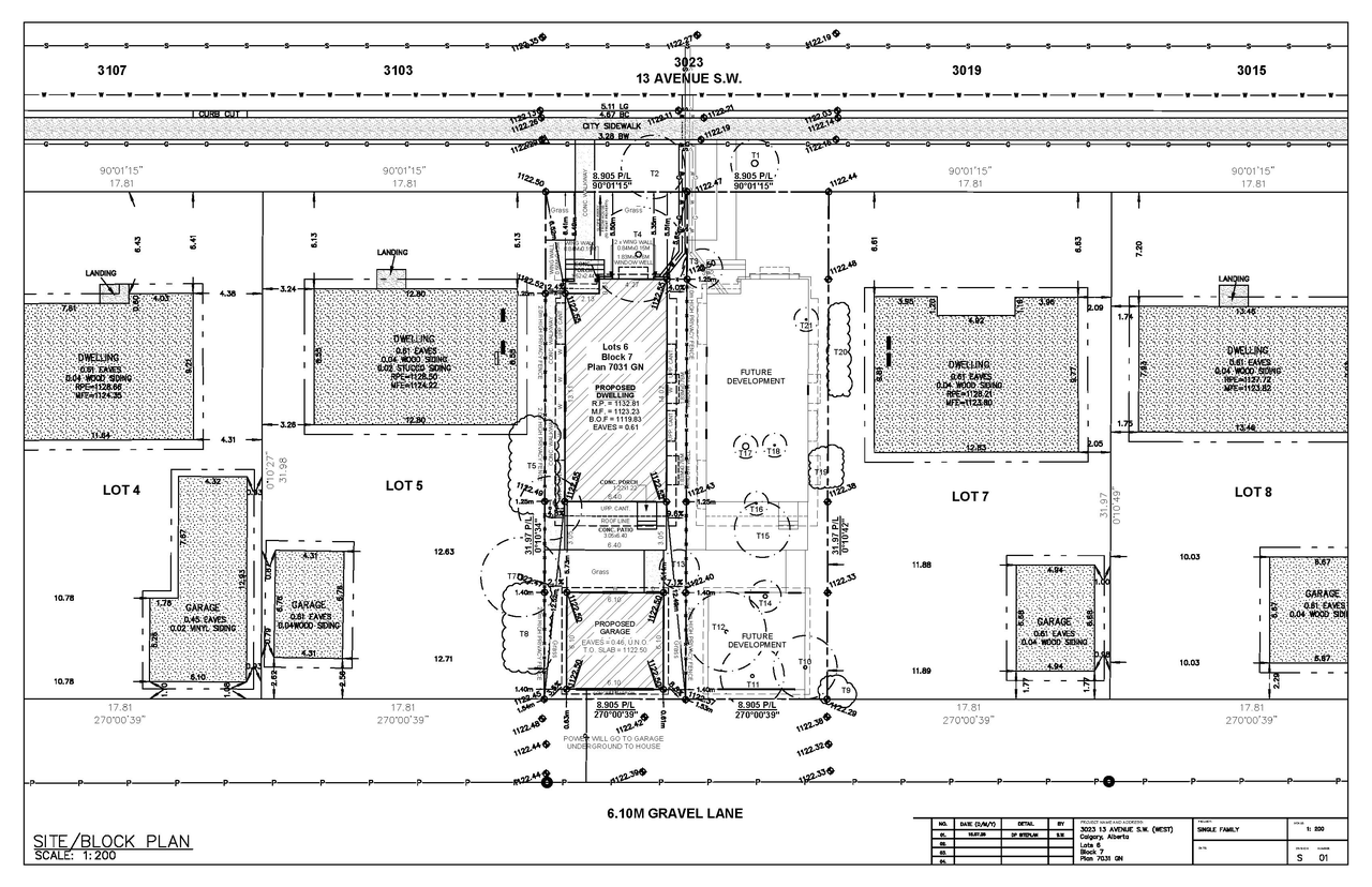 Construction site plan for project from page 8 of the file 'DP2026-04260 DMAP Plans Submitted (2MB) 2026-07-22'