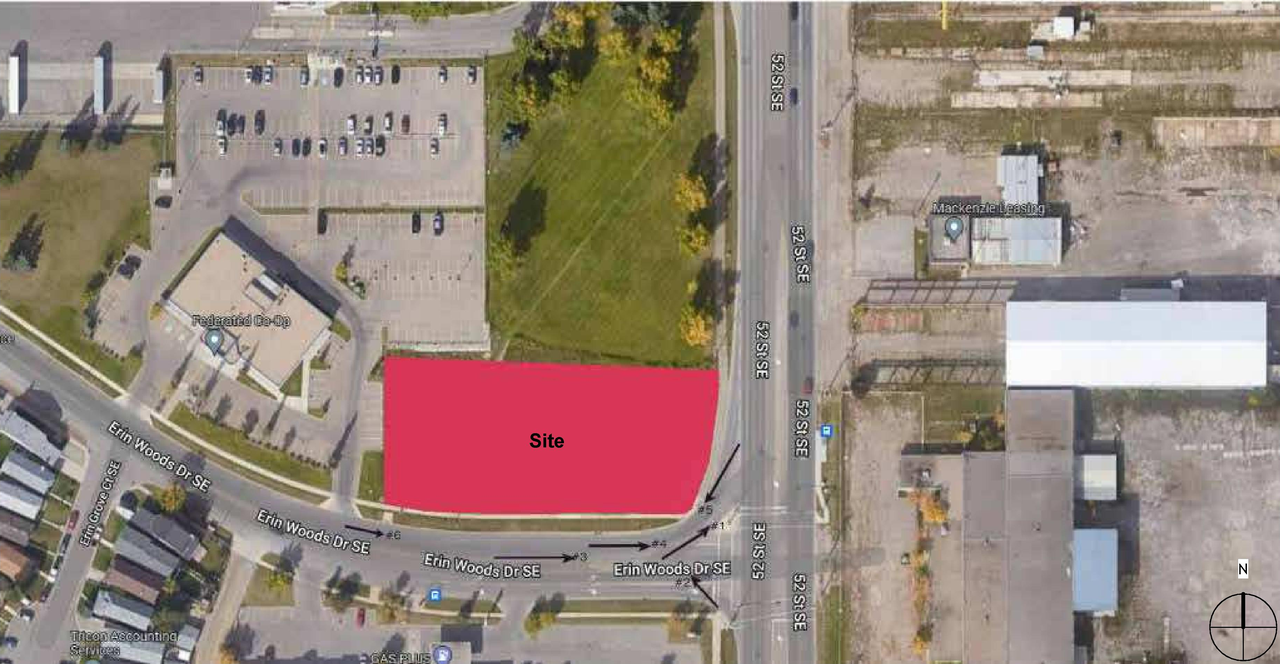 Construction site plan for project from page 2 of the file 'DP2026-04262 DMAP Plans Submitted (3MB) 2026-07-27'