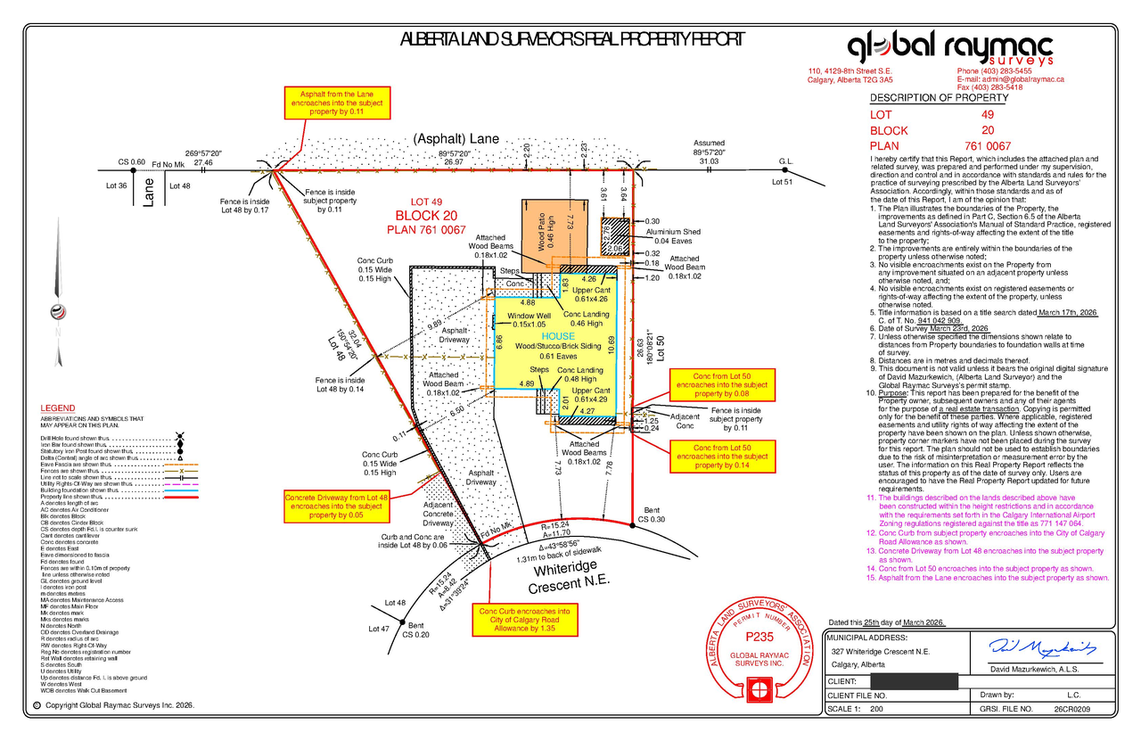 Construction site plan for project from page 1 of the file 'DP2026-04271 - DMAP Plans Submitted (1MB) 2026-08-05'