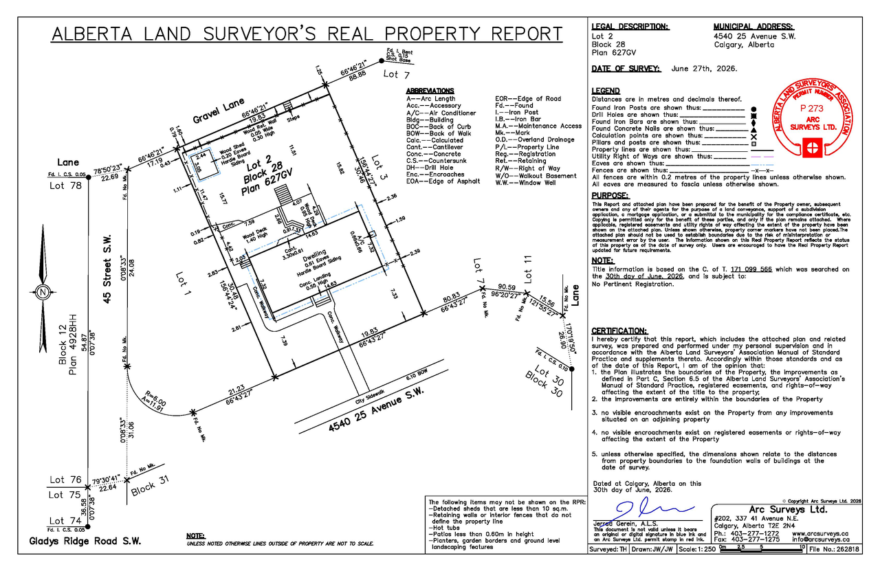 Construction site plan for project from page 1 of the file 'DP2026-04291 - DMAP DECISION RENDERED (1MB) 2026-08-14'