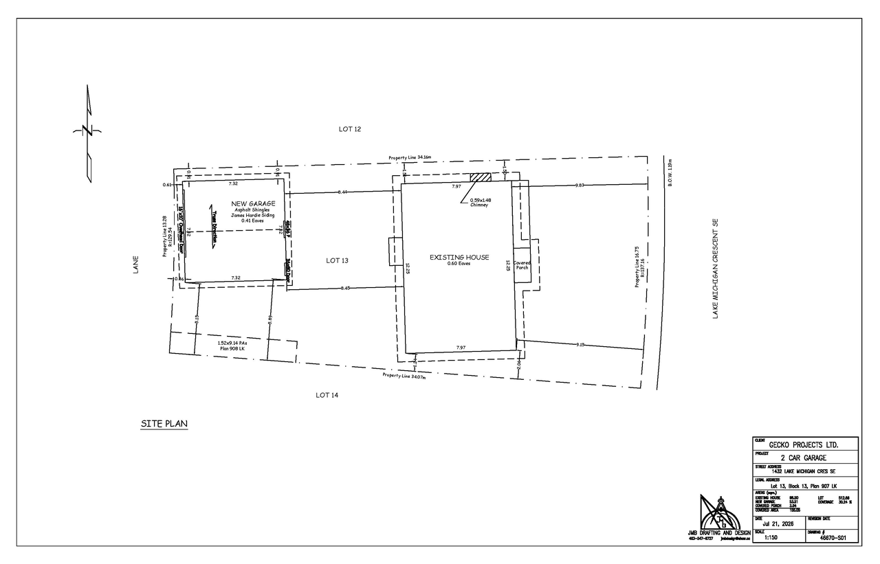 Construction site plan for project from page 1 of the file 'DP2026-04292 DMAP Plans Submitted (1MB) 2026-07-31'