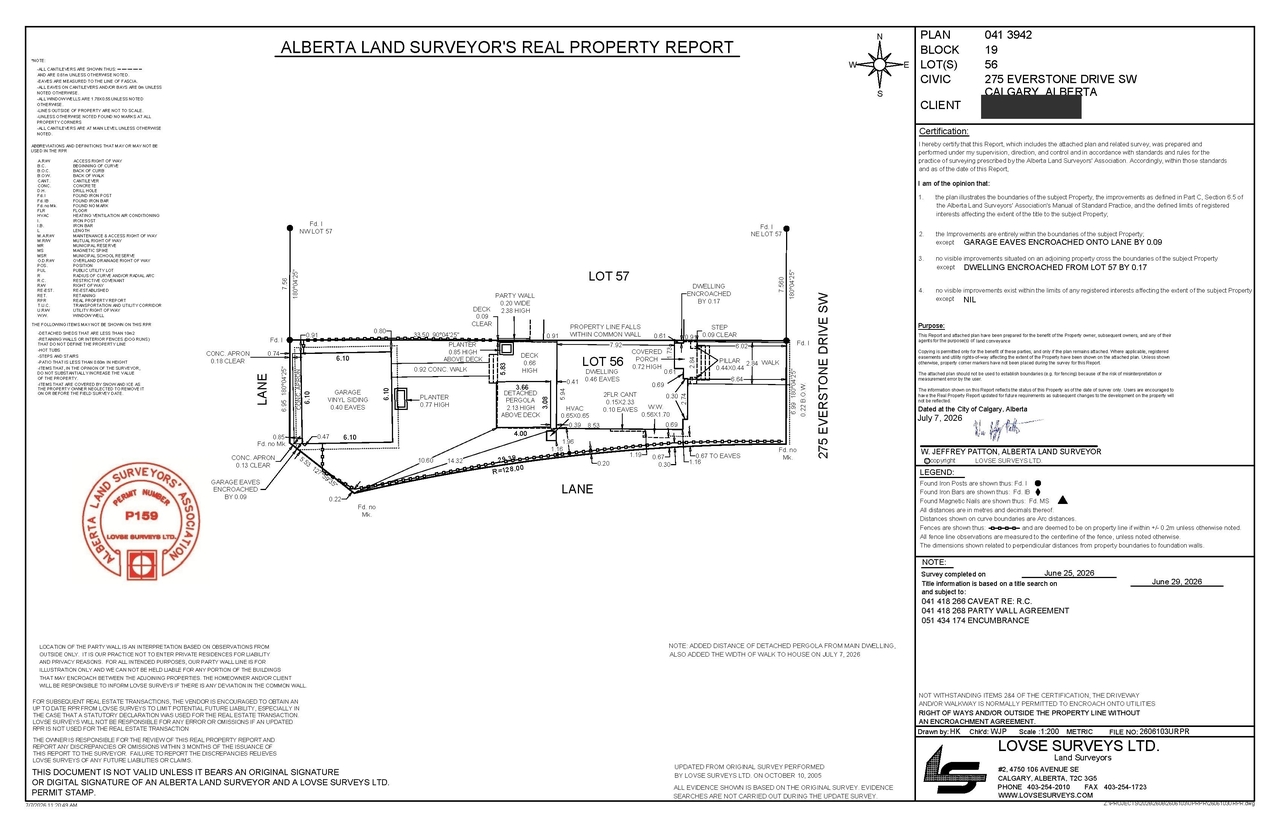 Construction site plan for project from page 1 of the file 'DP2026-04318 - DMAP Plans Submitted (1MB) 2026-09-04'