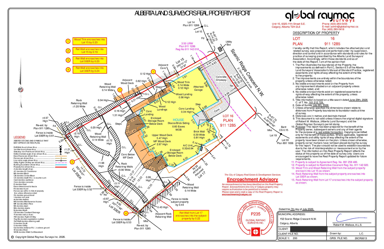 Construction site plan for project from page 1 of the file 'DP2026-04328 - DMAP DECISION RENDERED (1MB) 2026-09-02'