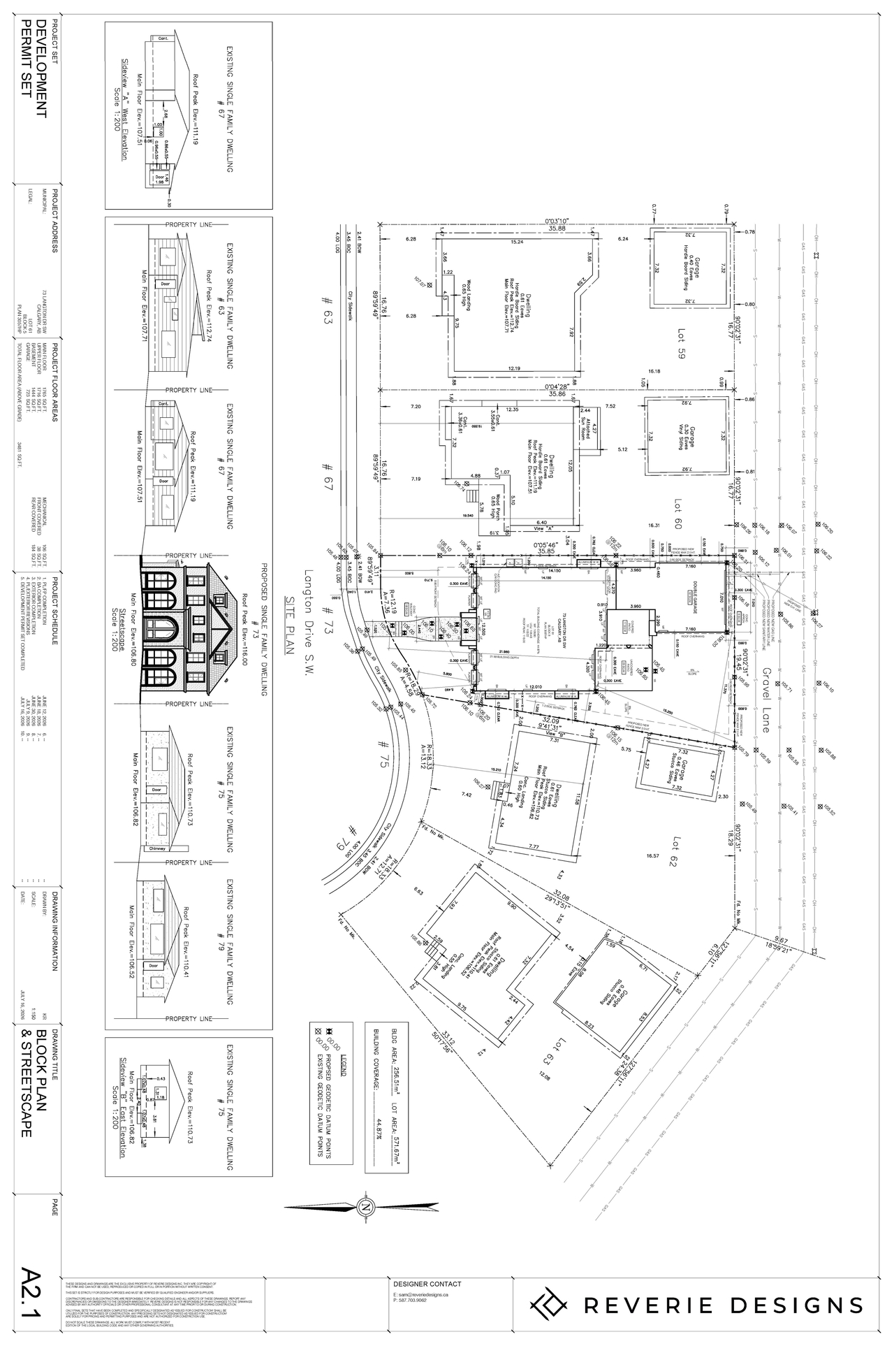 Construction site plan for project from page 1 of the file 'DP2026-04340 DMAP Plans (Submitted) 2026-07-28 (1MB)'