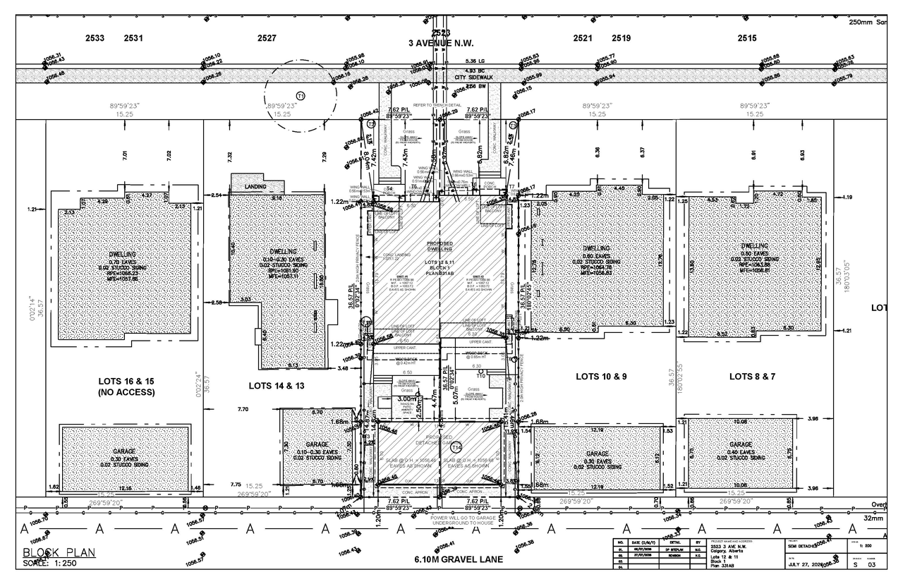 Construction site plan for project from page 10 of the file 'DP2026-04352 DMAP Plans (Submitted) 2027-07-28 (4MB)'