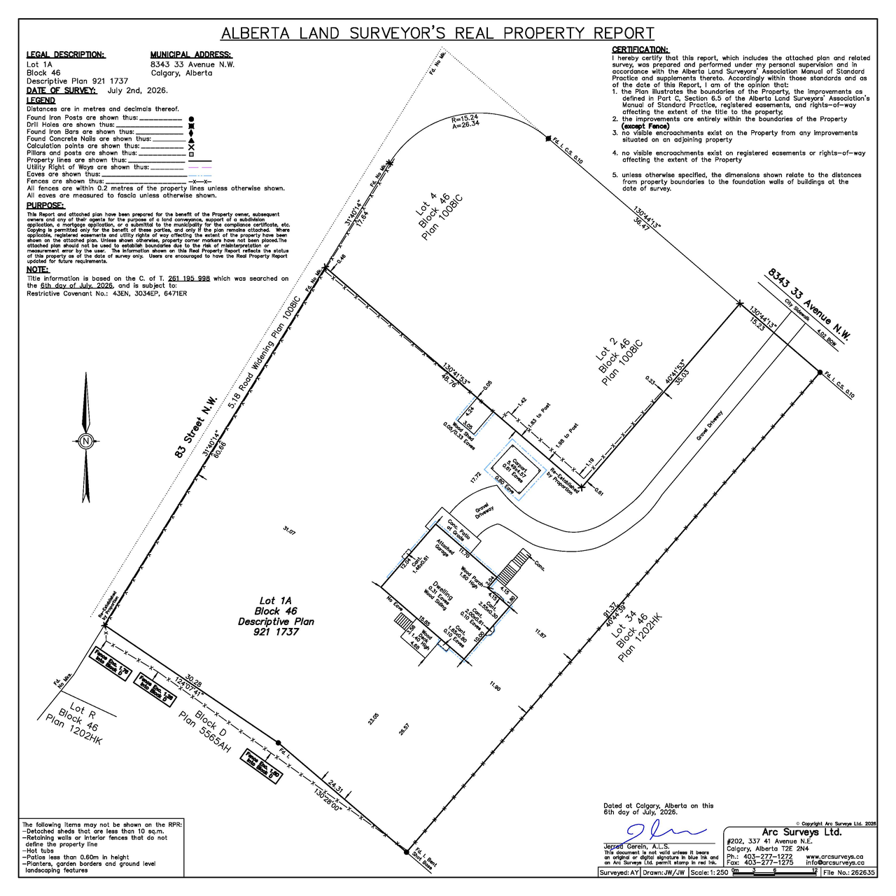 Construction site plan for project from page 1 of the file 'DP2026-04369 - DMAP Plans Submitted (1MB) 2026-07-27'