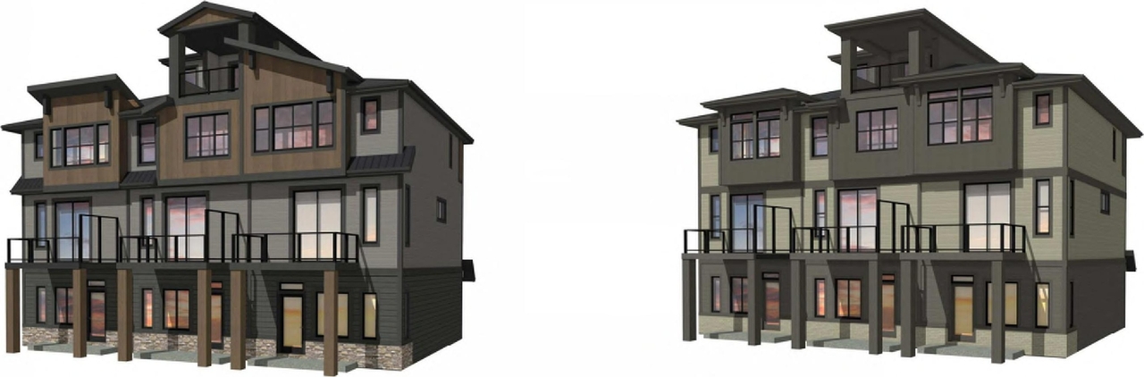 Rendering of building from page 2 of the file 'DP2026-04370 DMAP Plans (Submitted) 2026-09-11 (9MB)'